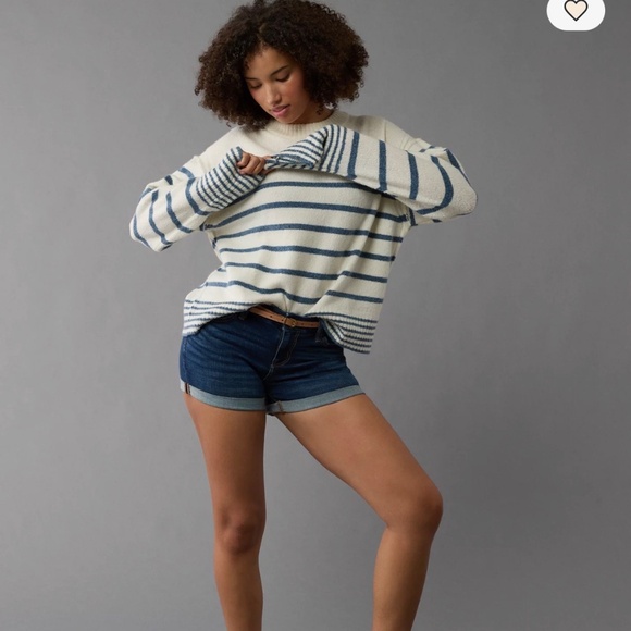 NWT American Eagle Next Level Stretch Midi Shorts - Picture 6 of 8